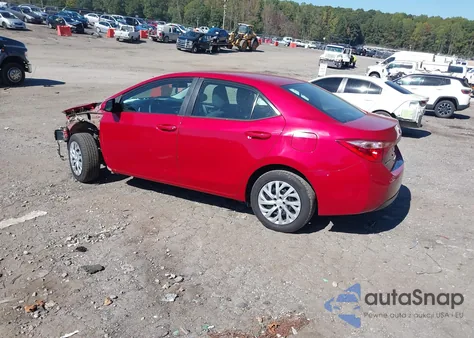 2018 Toyota Corolla Le from USA, damaged, VIN 5YFBURHE5JP839277